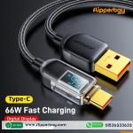 Joyroom S-AC066A4 66W Digital Display Type C Fast Charging Data Cable 1.2m