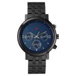 Fastrack Tick Tock Quartz Analog Blue dial Metal Strap Watch for Men (3287KM03)