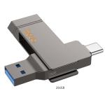 Hoco UD15 USB 3.2 Speed 2-in-1 Type-C 32GB/64GB/128GB/256GB Flash Drive