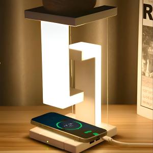 Anti-Gravity Led Desk Lamp with Wireless Charger