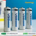 AiVR USB-C Rechargeable Batteries 4pc (AAA-900mWh/AA-2550mWh)