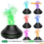 GearUP DQ705 Volcanic Flame Aroma Diffuser Essential Oil Lamp Air Humidifier with Color Night Light (Multicolor)