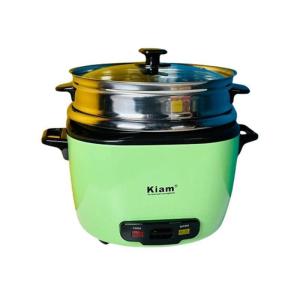 Kiam DRC 9704 2.8 liter Stainless Steel, Non-Stick Double Pot Rice Cooker