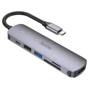 Hoco HB28 6-in-1 Multifunction USB Type-C Hub