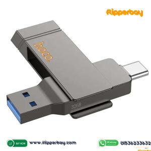 Hoco UD15 USB 3.2 Speed 2-in-1 Type-C 32GB/64GB/128GB/256GB Flash Drive