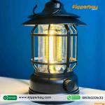 Multifunctional Rechargeable Stepless Dimming Handheld LED Camping Lamp Vintage Portable Lantern