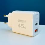 GearUP GP007 45W Fast Charging PD 3.0+ QC 3.0 USB Wall Charger