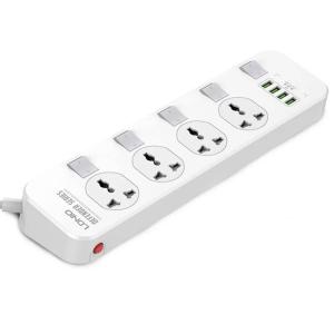 LDNIO SC4408 Defender Series 4 Power Socket 4 USB 3.4A 2500W Power Strip