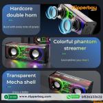 Mecha A88 Transparent 10W Bluetooth Dual Speaker with RGB Light