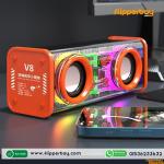 Mecha A88 Transparent 10W Bluetooth Dual Speaker with RGB Light