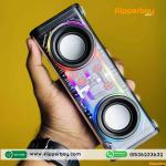 Mecha A88 Transparent 10W Bluetooth Dual Speaker with RGB Light