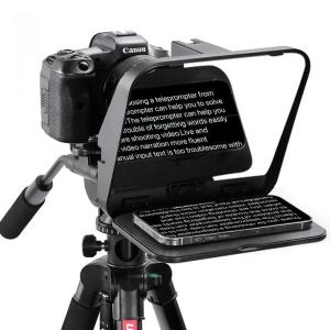 ULANZI RT02 Universal Teleprompter for Camera ,Tablet and Smartphone with Remote Control