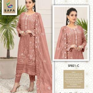 SAFA Sequence Kameez Suit - Petite Orchid