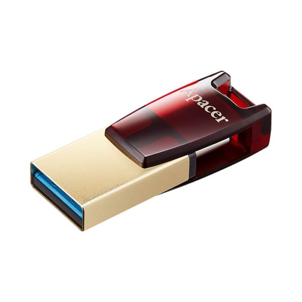 APACER 32GB AH180 USB 3.2 TYPE-C Dual Interface Flash Drive - Red Color