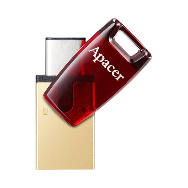 APACER 32GB AH180 USB 3.2 TYPE-C Dual Interface Flash Drive - Red Color