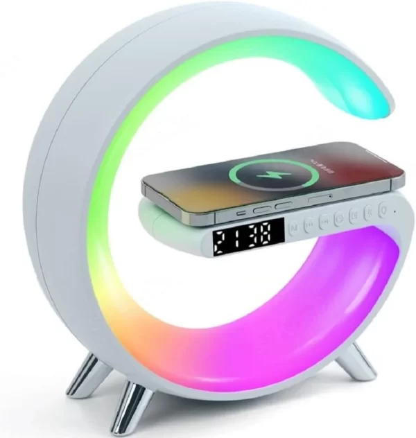 Intelligent Atmosphere RGB Light Bluetooth Speaker With Wireless Charging