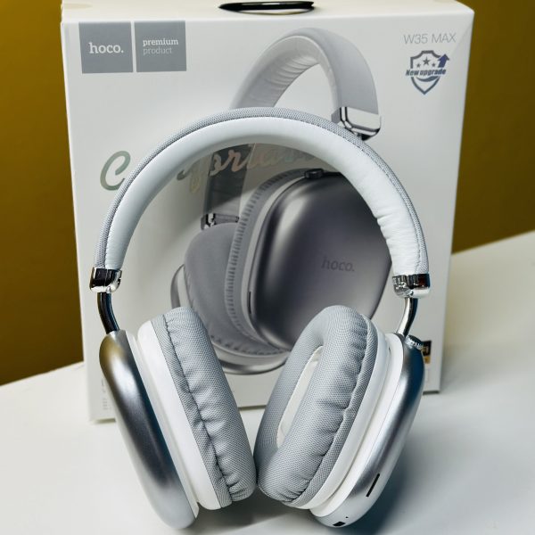Hoco W35 Max Wireless Headphone – Silver