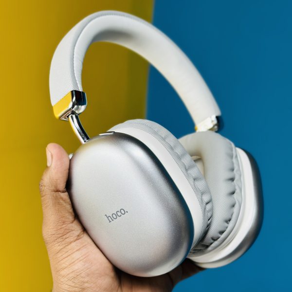 Hoco W35 Max Wireless Headphone – Silver